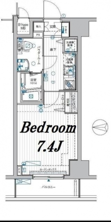 メインステージ蔵前IIの間取り図