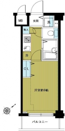 フェニックス・エルミタージュの間取り図