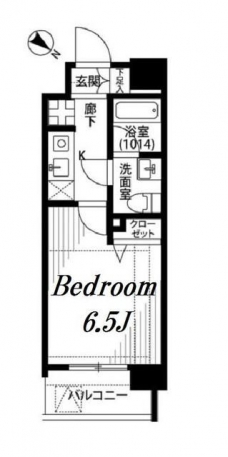 プレール・ドゥーク東京CANALの間取り図