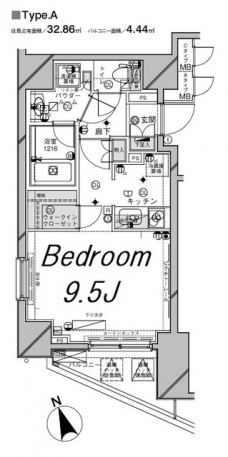 メインステージ西荻窪IIの間取り図