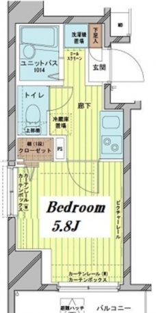 メインステージ白山の間取り図