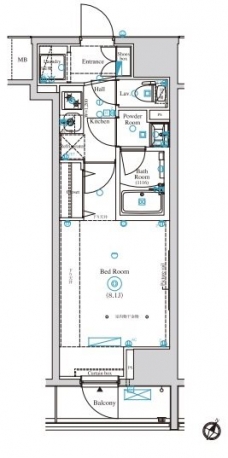 アークマーク渋谷初台の間取り図
