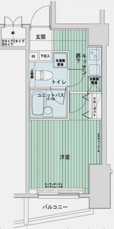 メインステージ東日本橋IIの間取り図