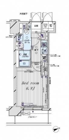メインステージ蒲田Vの間取り図