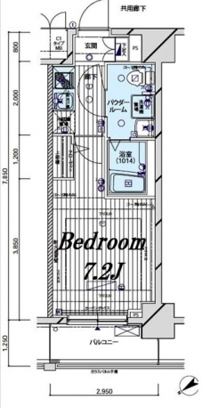 メインステージ亀戸の間取り図