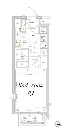 アクサス新宿の間取り図