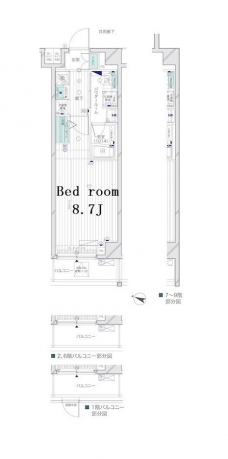 メインステージ上野毛IIの間取り図