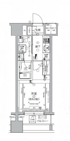 メインステージ平和島IIの間取り図