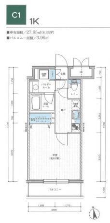 メインステージ西葛西IIの間取り図