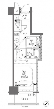 ZOOM日本橋馬喰町の間取り図