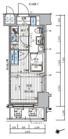 メインステージ北千住IVの間取り図