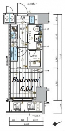 メインステージ北千住IVの間取り図