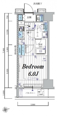 メインステージ北千住IIIの間取り図
