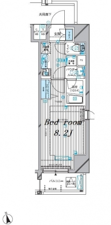 メインステージ西荻窪駅前ソレイユの間取り図