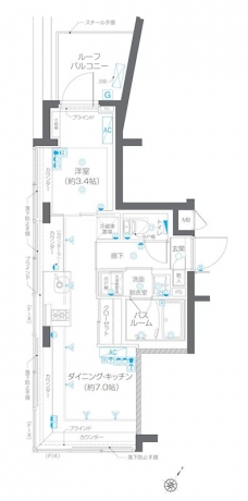 ZOOM碑文谷の間取り図