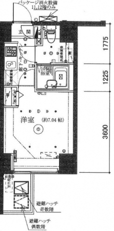 グローバン本所吾妻橋駅前の間取り図