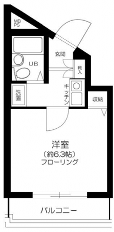 ベルエール代田の間取り図