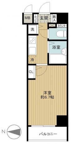 フェニックス中板橋の間取り図