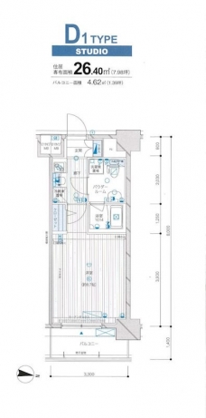 メインステージ王子IIの間取り図