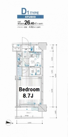メインステージ王子IIの間取り図