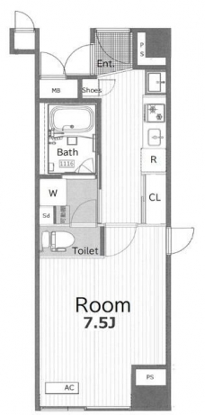 ガラ・ステージ中野の間取り図