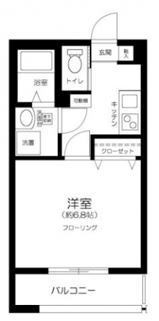 コンフォート川口の間取り図