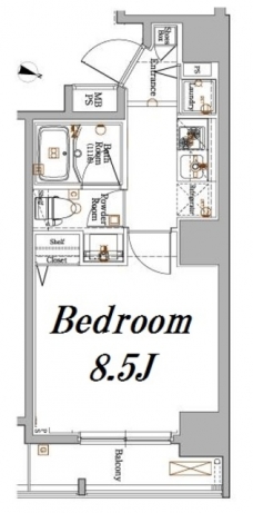 アクサス板橋本町Ｓｔａ．の間取り図