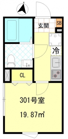 CFジオーレ本蓮沼の間取り図