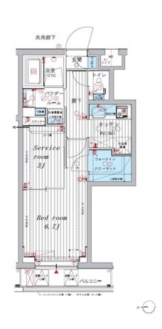 メインステージ練馬春日町の間取り図