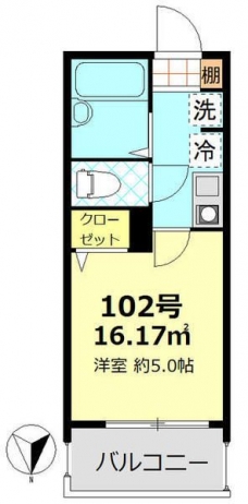 MELDIA東向島の間取り図