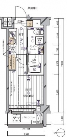 メインステージ多摩川IIIの間取り図