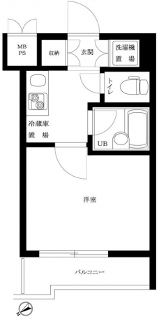 ルーブル荻窪の間取り図
