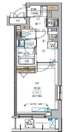 ガリシア板橋の間取り図