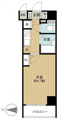 フェニックス中板橋の間取り図