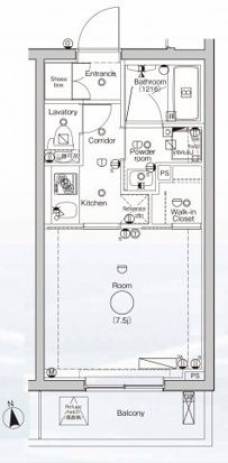 DIPS墨田RIVERSIDEの間取り図