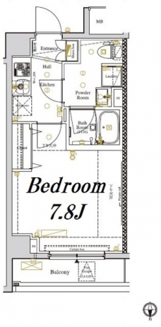 アクサス文京東大前の間取り図
