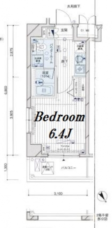 メインステージ押上IIIの間取り図
