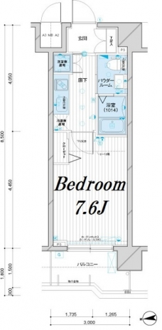 メインステージ元浅草の間取り図