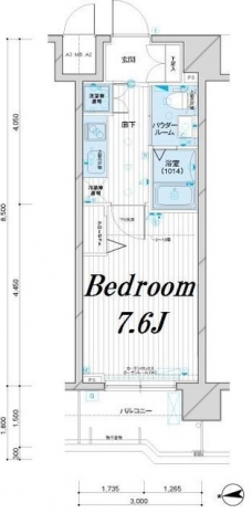 メインステージ元浅草の間取り図