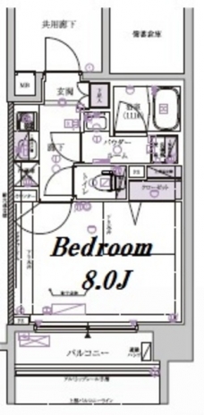 メインステージ菊川IIの間取り図