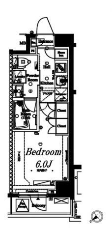 アクサス武蔵小山アジールコートの間取り図