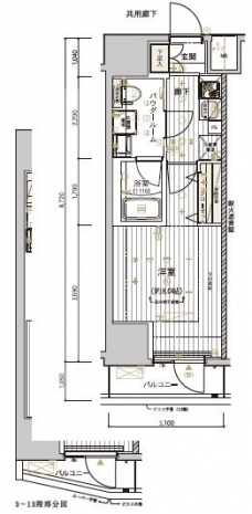 メインステージ十条IIの間取り図