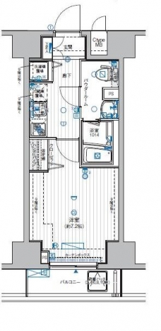 メインステージ蔵前IIの間取り図