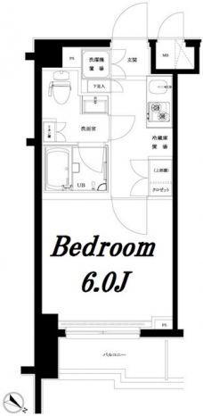 ルーブル旗の台弐番館の間取り図