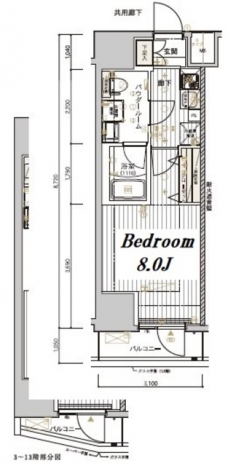 メインステージ十条IIの間取り図