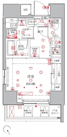 クレイシアIDZ三田の間取り図