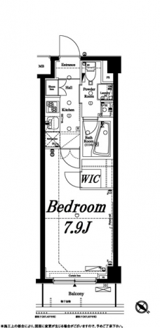 アクサス鵜の木アジールコートの間取り図