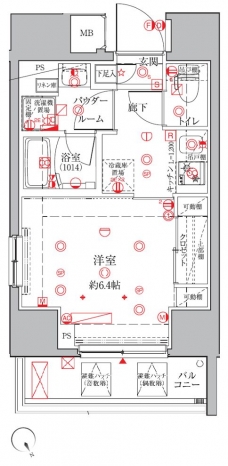 クレイシアIDZ三田の間取り図