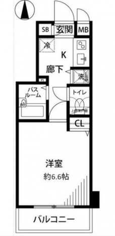 トーシンフェニックス高円寺南の間取り図