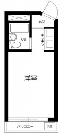 スカイコート明大前の間取り図